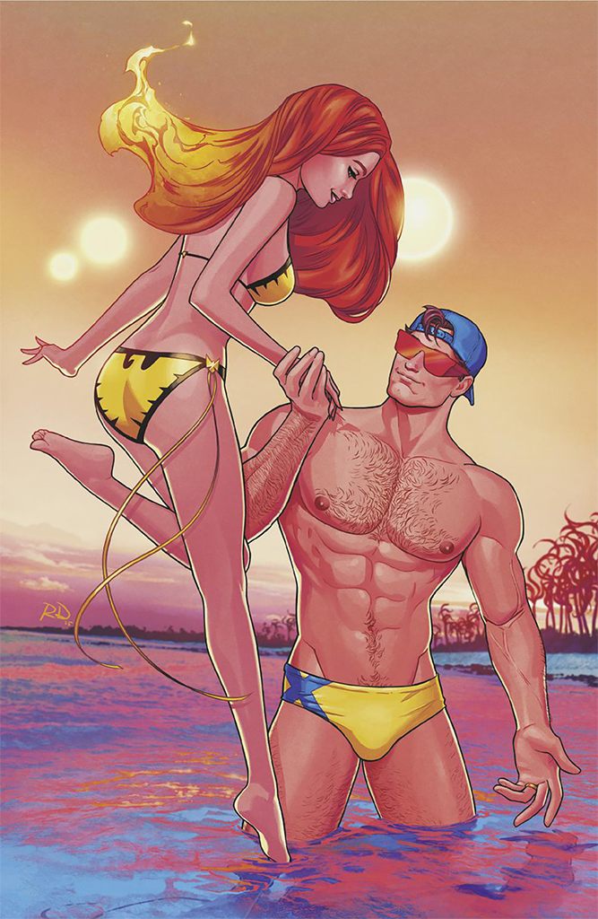Marvel Swimsuit Special: Friends, Foes & Rivals #1 [E] Dauterman INCENTIVE 1:50 Variant (2025)
