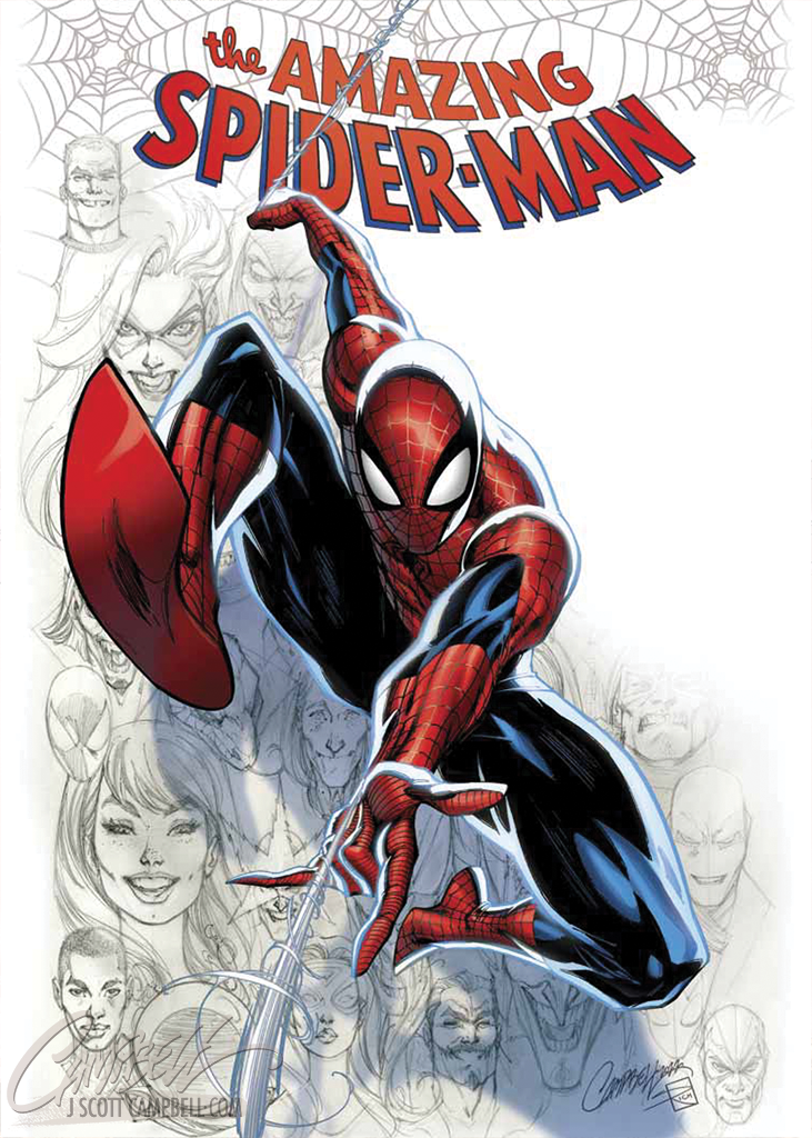 The Amazing Spider-Man 世界限定5000個 Amazing Spider-Man #1 J. Scott Campbell EXCLUSIVE Cover H 