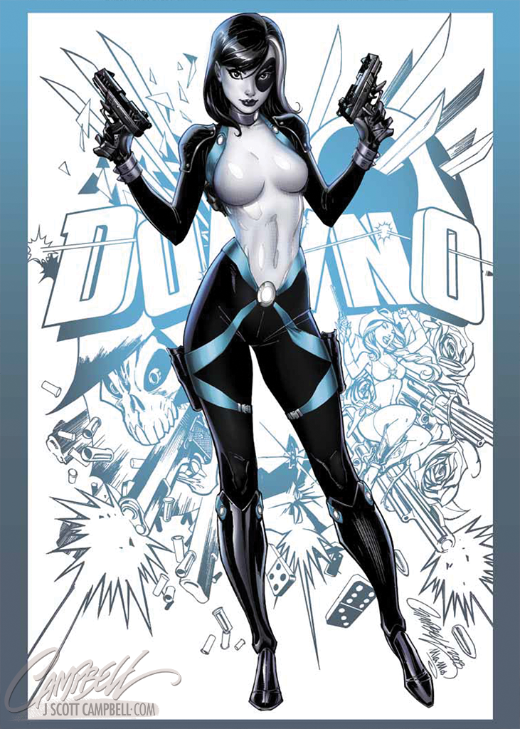 Domino #1 JSC EXCLUSIVE Cover A "Modern Domino" (2018) Mini Print (5x7)