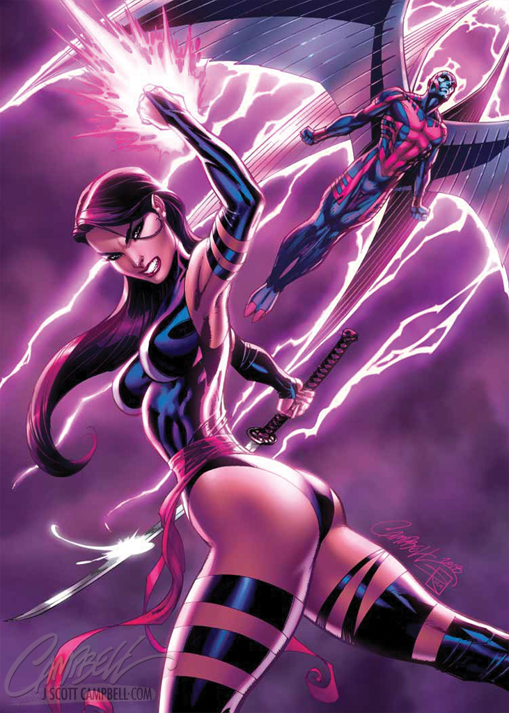 Uncanny X-Men #1 JSC EXCLUSIVE [D] "Psylocke / Archangel" (2018) Mini Print (5x7)