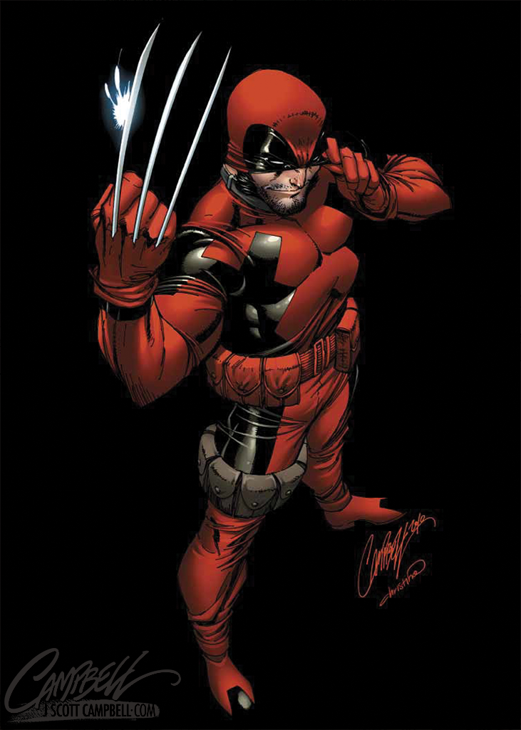 Wolverine Vol 4 #1 INCENTIVE "Deadpool" (2010) Mini Print (5x7)