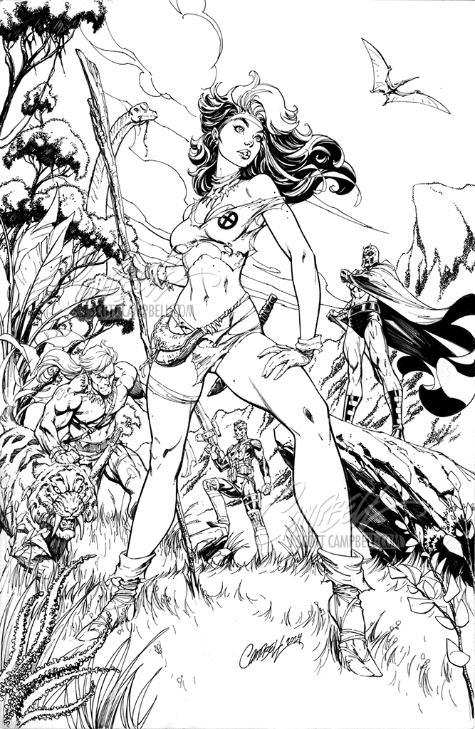 SOLD - Original Art: Rogue: The Savage Land #1 (2025)