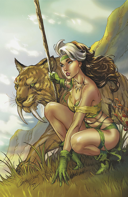 Rogue: The Savage Land #5 [B] J. Scott Campbell Virgin INCENTIVE 1:100