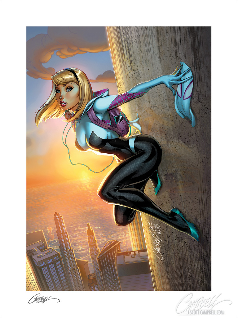 Spider-Gwen #1 SIDESHOW Fine Art Giclée AP Print (18x24)
