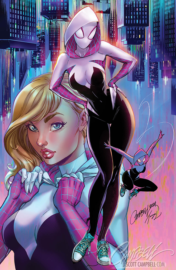 Spider-Gwen: The Ghost Spider #1 JSC Artist EXCLUSIVE Cover B