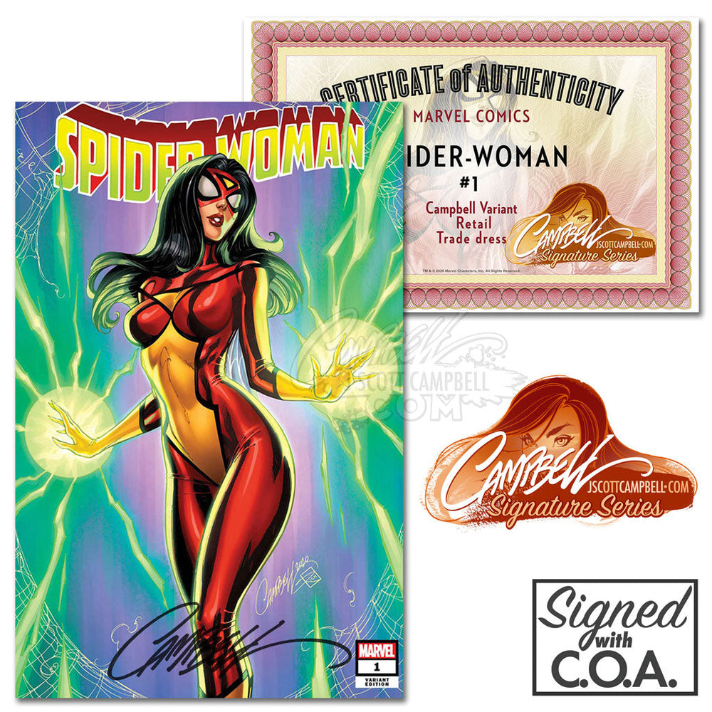 Spider-Woman #1 J. Scott Campbell Cover A Trade Dress