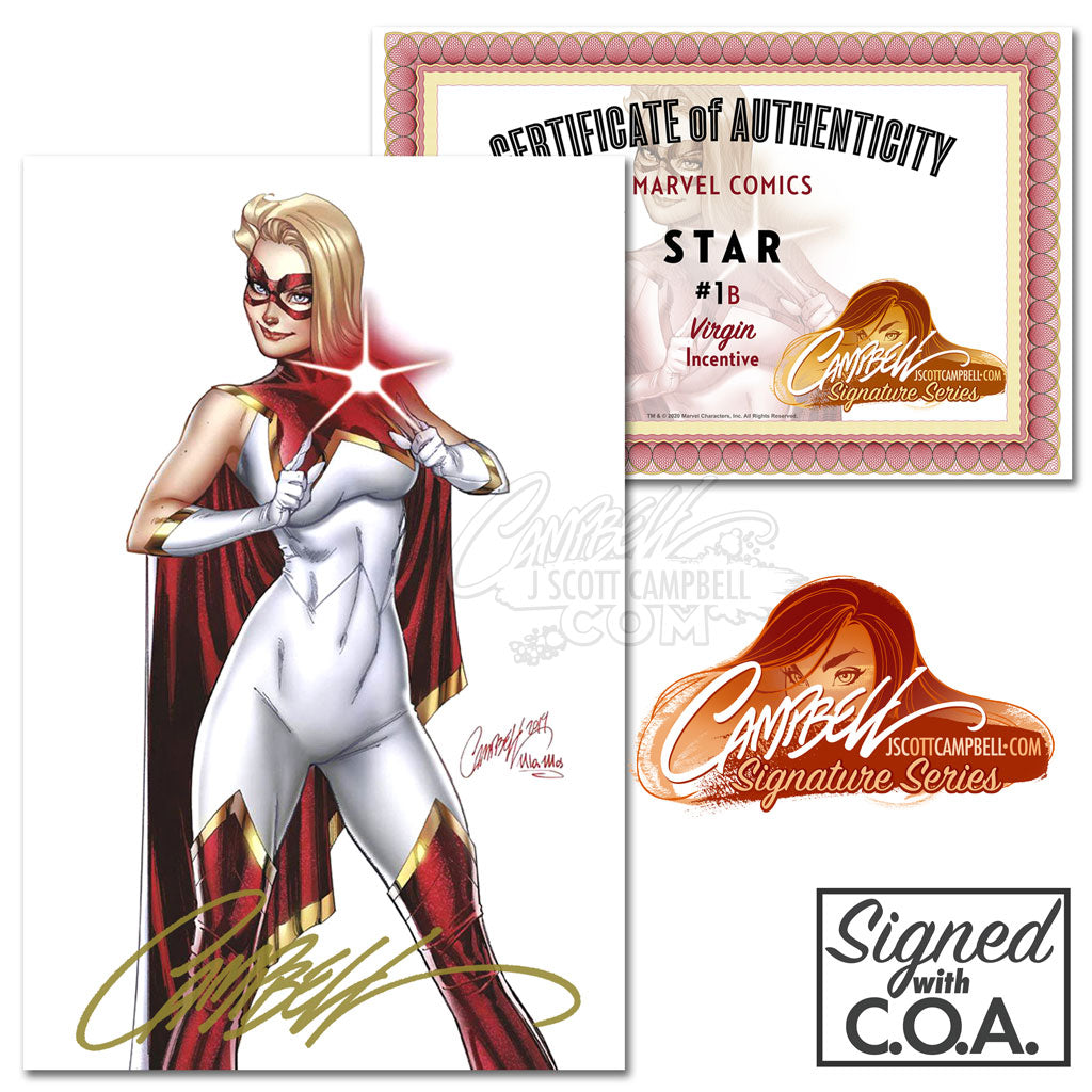 Star #1 [B] J. Scott Campbell INCENTIVE 1:200 [V] (2020)