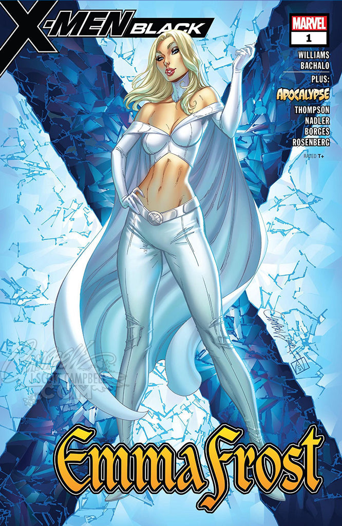 X-Men Black Emma Frost #1 J. Scott Campbell
