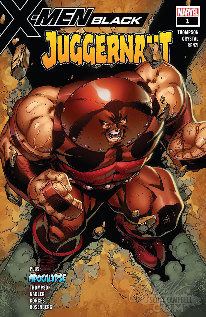 X-Men Black [Dv] Juggernaut #1 J. Scott Campbell INCENTIVE 1:100