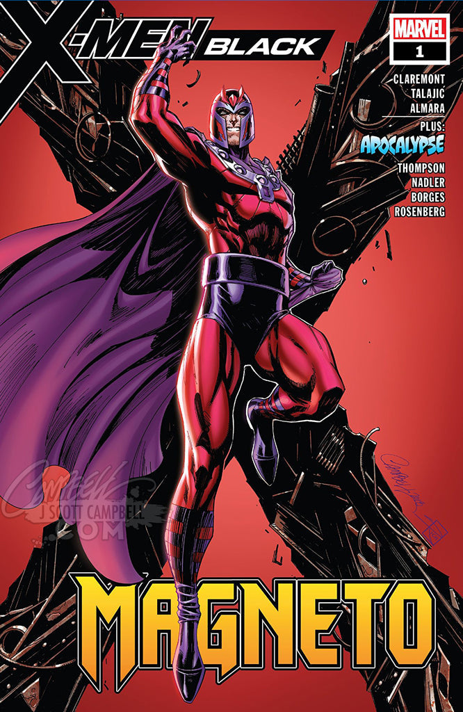 X-Men Black [A] Magneto #1 J. Scott Campbell Trade Dress