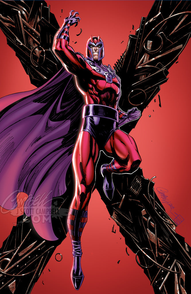 X-Men Black [Av] Magneto #1 J. Scott Campbell INCENTIVE 1:100