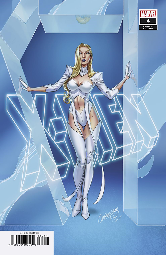 X-Men #4 "Emma Frost" [A] J. Scott Campbell Trade Dress (2024)