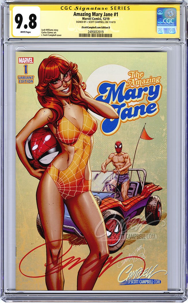 CGC 9.8 SS Amazing Mary Jane #1 cover D JSC