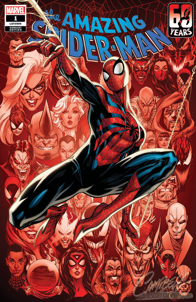 Original Art: Amazing Spider-Man #1 JSC EXCLUSIVE cover B