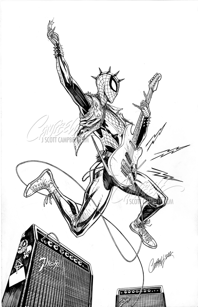 Original Art: Amazing Spider-Man #1 JSC EXCLUSIVE cover E