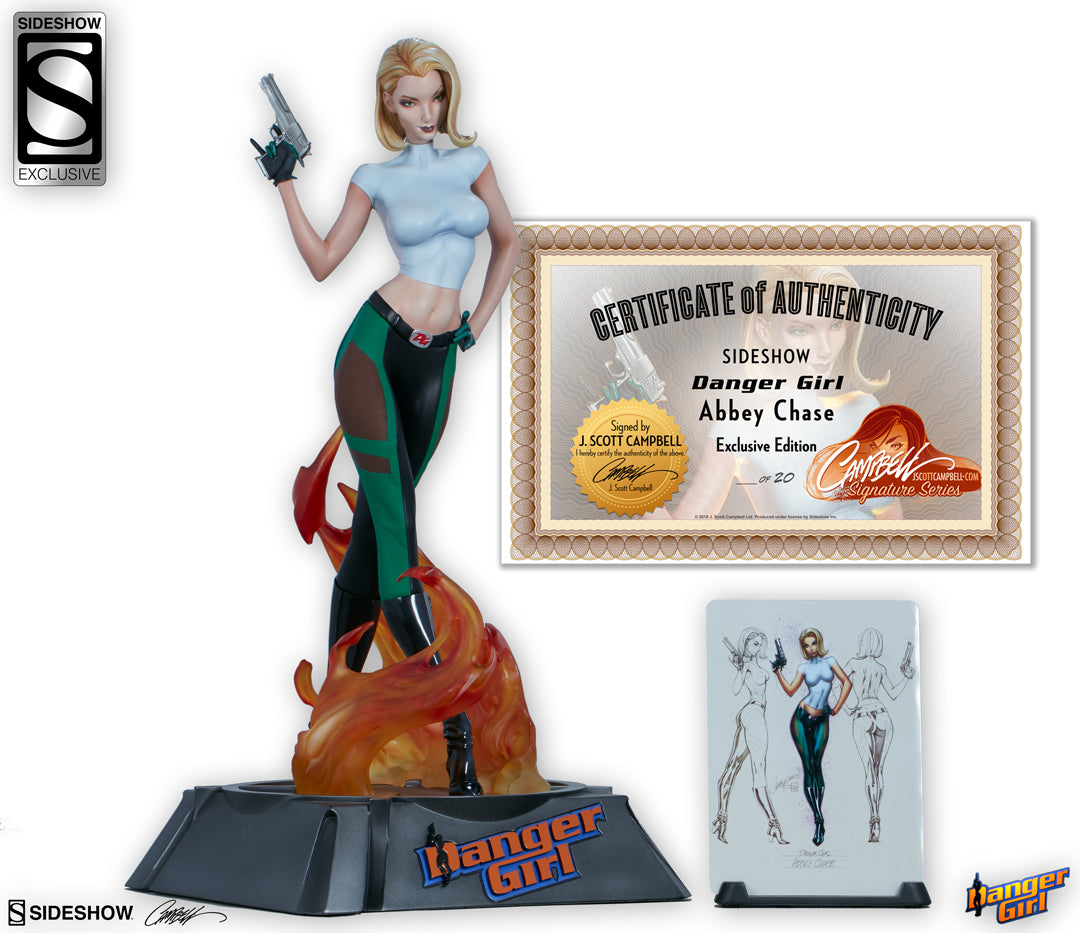 (SOLD OUT) Danger Girl Abbey Chase statues - AP Editions