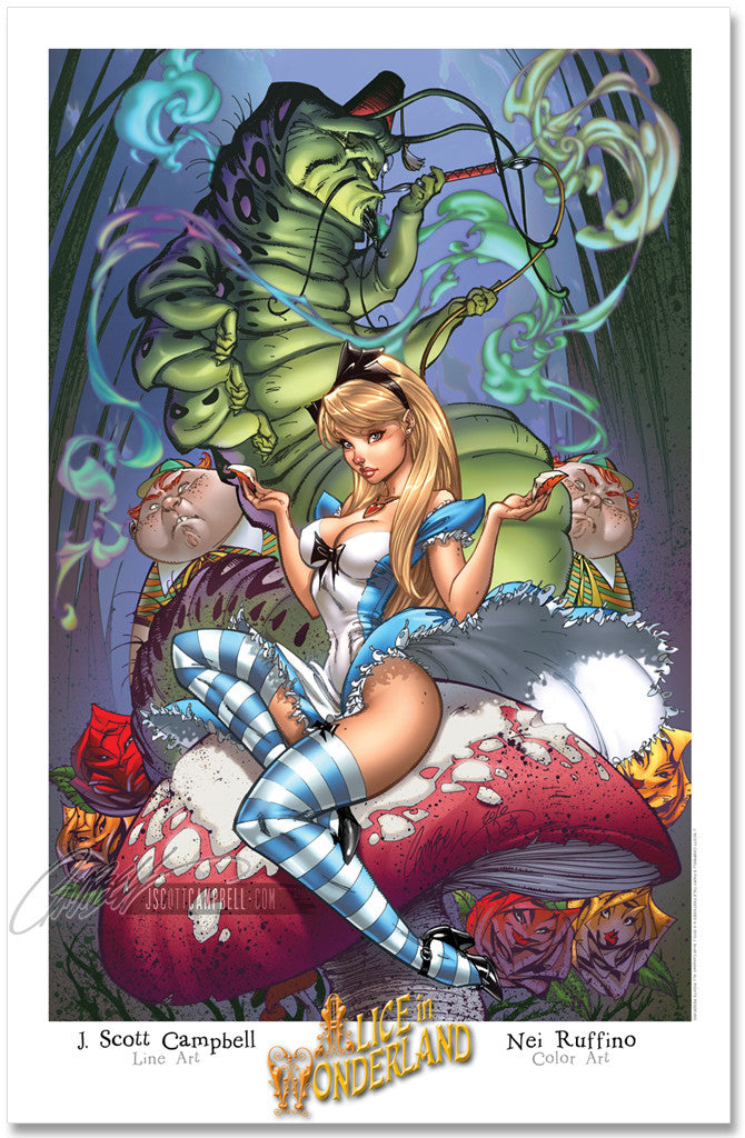 FTF Alice in Wonderland 2011 Print (11x17)