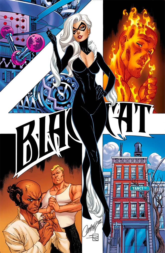 Original Art: Black Cat #4 Retail Cover
