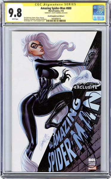 CGC 9.8 SS Amazing-Spider Man #800 'trade dress' cover C J