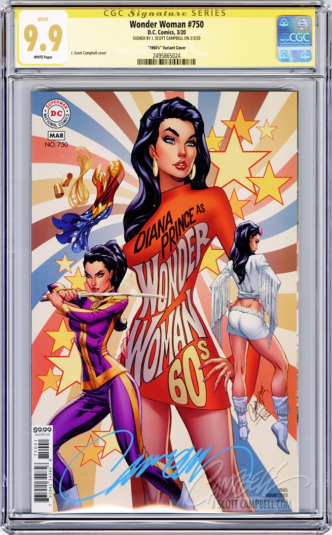 CGC **9.9** SS Wonder Woman #750 1960s JSC - LAST ONE