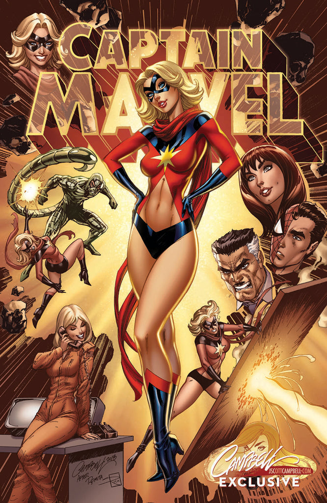 Captain Marvel #1 J. Scott Campbell EXCLUSIVE