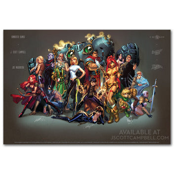 J Scott Campbell S Lithograph Prints J Scott Campbell Store