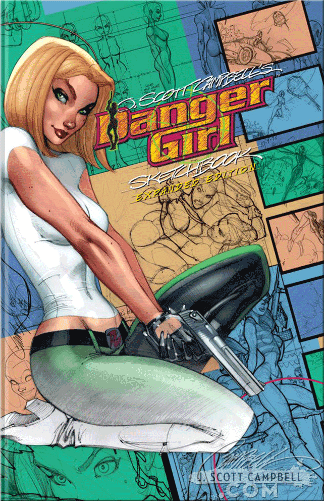 J. Scott Campbell Danger Girl Sketchbook: Expanded Edition Hardcover 2017
