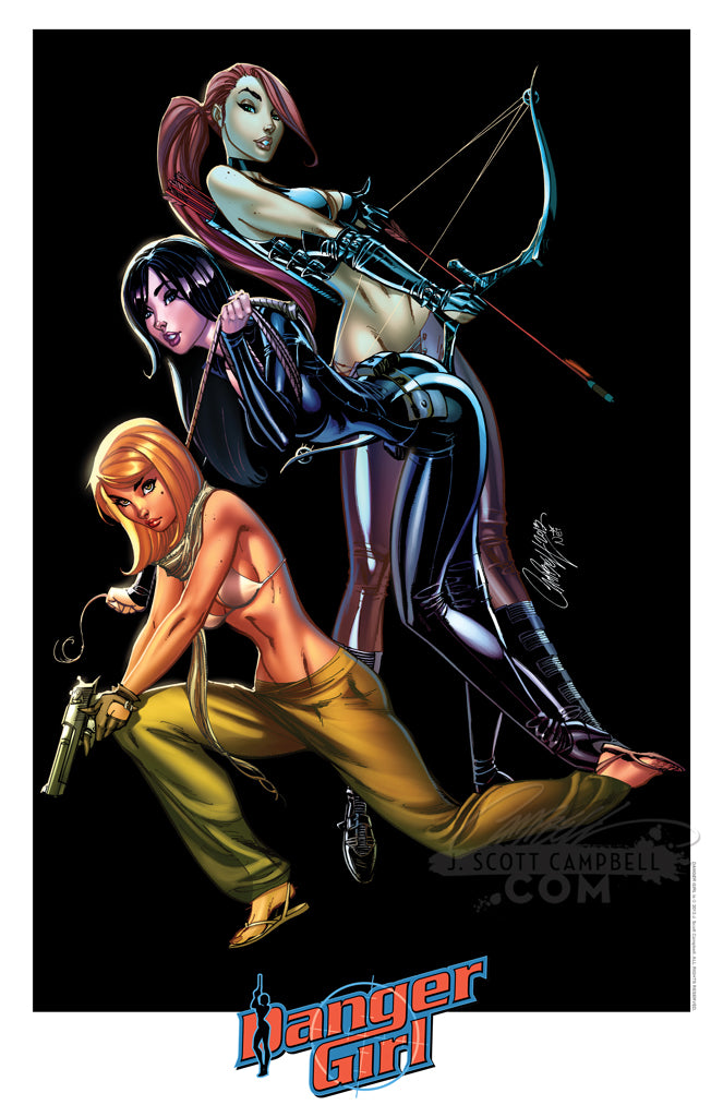 Danger Girl Trinity 2011 Print (11x17)
