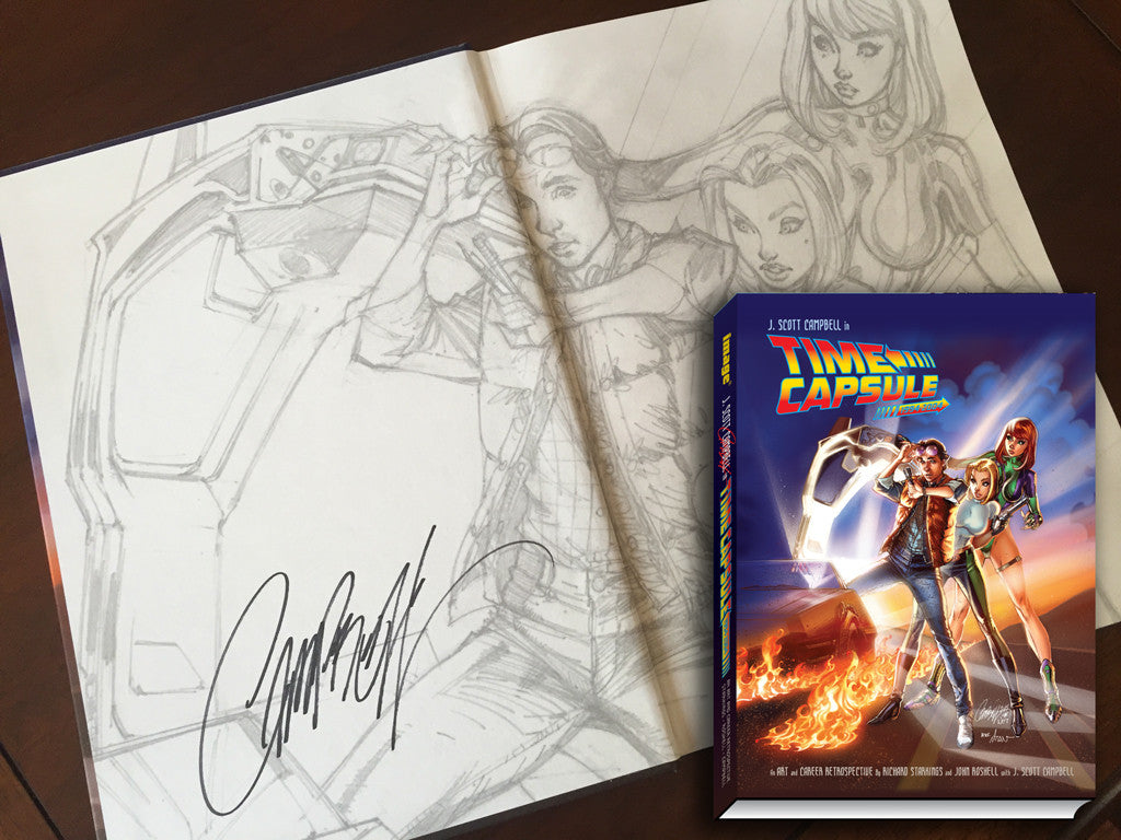 J. Scott Campbell hot Time Capsule (signed)HC New