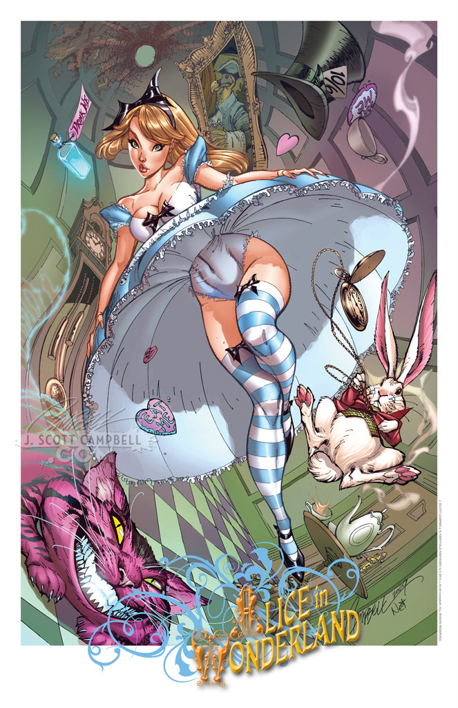 FTF Alice in Wonderland 2010 Print (11x17)