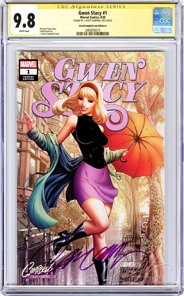 CGC 9.8 SS Gwen Stacy #1 cover A JSC