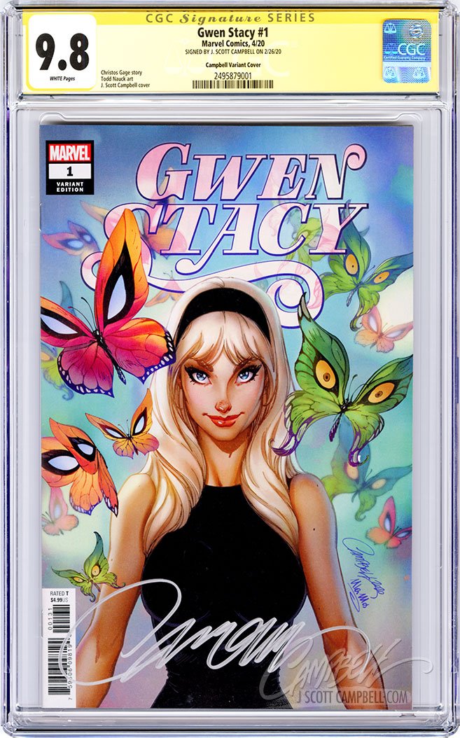 CGC 9.8 SS Gwen Stacy #1 JSC 'retail' variant