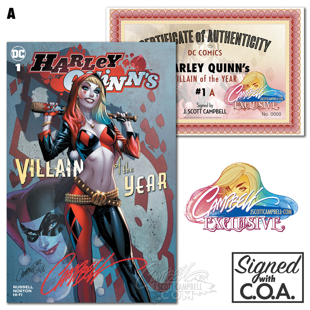 Harley Quinn's Villain of the Year #1 Rudy Ao Variant CGC 9.8 Ltd outlet to 3000 copies