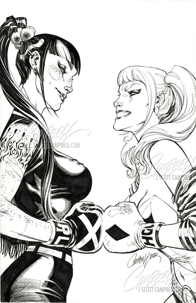 Original Art: Harley Quinn #75 JSC EXCLUSIVE variant A