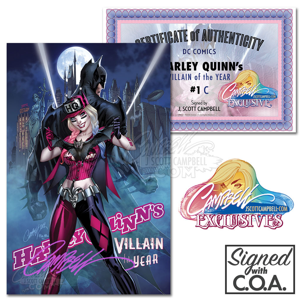 Harley Quinn's Villain of the Year #1 JSC EXCLUSIVE Cover C