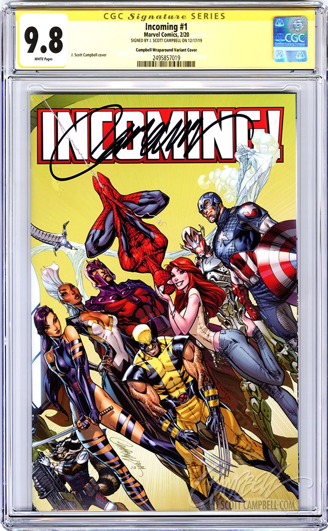 CGC 9.8 SS Incoming #1 1:100 INCENTIVE JSC