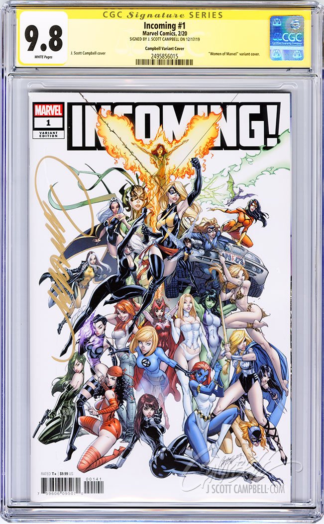 CGC 9.8 SS Incoming #1 1:500 INCENTIVE JSC
