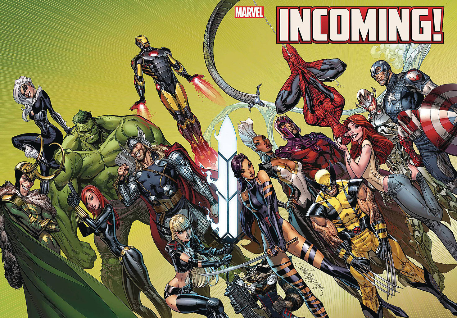 Incoming #1 J. Scott Campbell