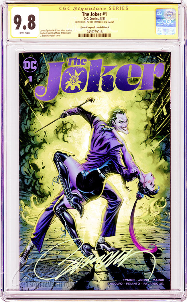 CGC 9.8 SS The Joker #1 JSC EXCLUSIVE cover A