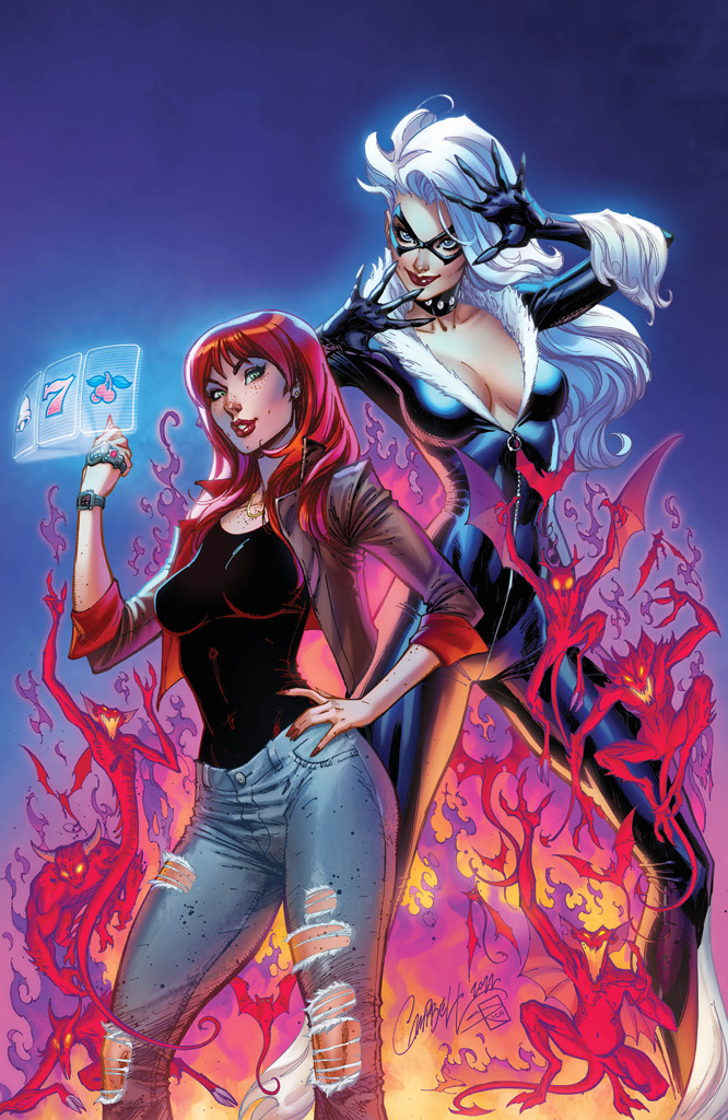 Mary Jane and Black Cat #1 "Dark Web" JSC Artist EXCLUSIVE