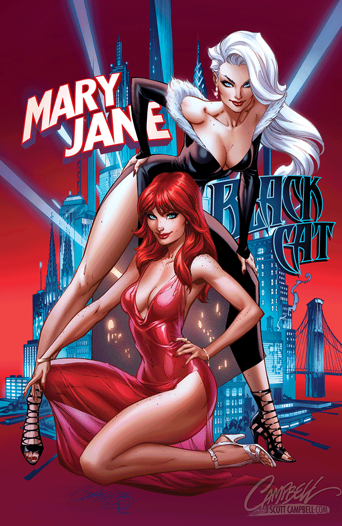 (SOLD OUT) Mary Jane and Black Cat: Beyond #1 JSC Artist EXCLUSIVE Cover B