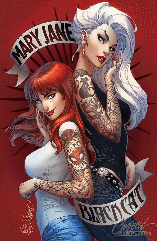 Mary Jane and Black Cat: Beyond #1 JSC Artist EXCLUSIVE Cover C