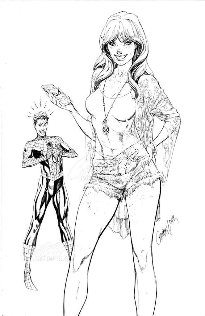 Original Art: Amazing Mary Jane #1 JSC EXCLUSIVE cover A