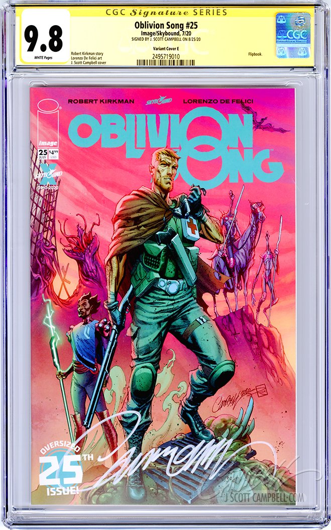 CGC 9.8 SS Oblivion Song #25 retail variant