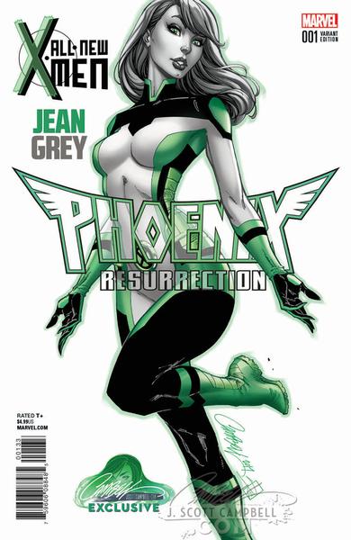 Phoenix Resurrection: The Return of Jean Grey #1 JSC EXCLUSIVE Cover F