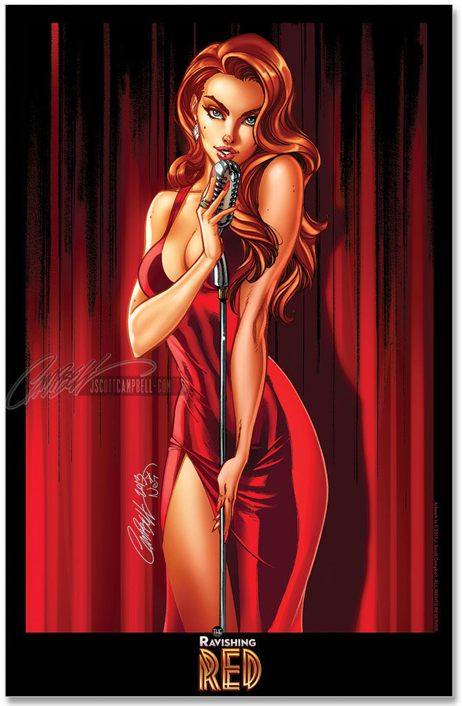 (SOLD OUT) JSC Collection Ravishing Red 2013 Print (11x17)