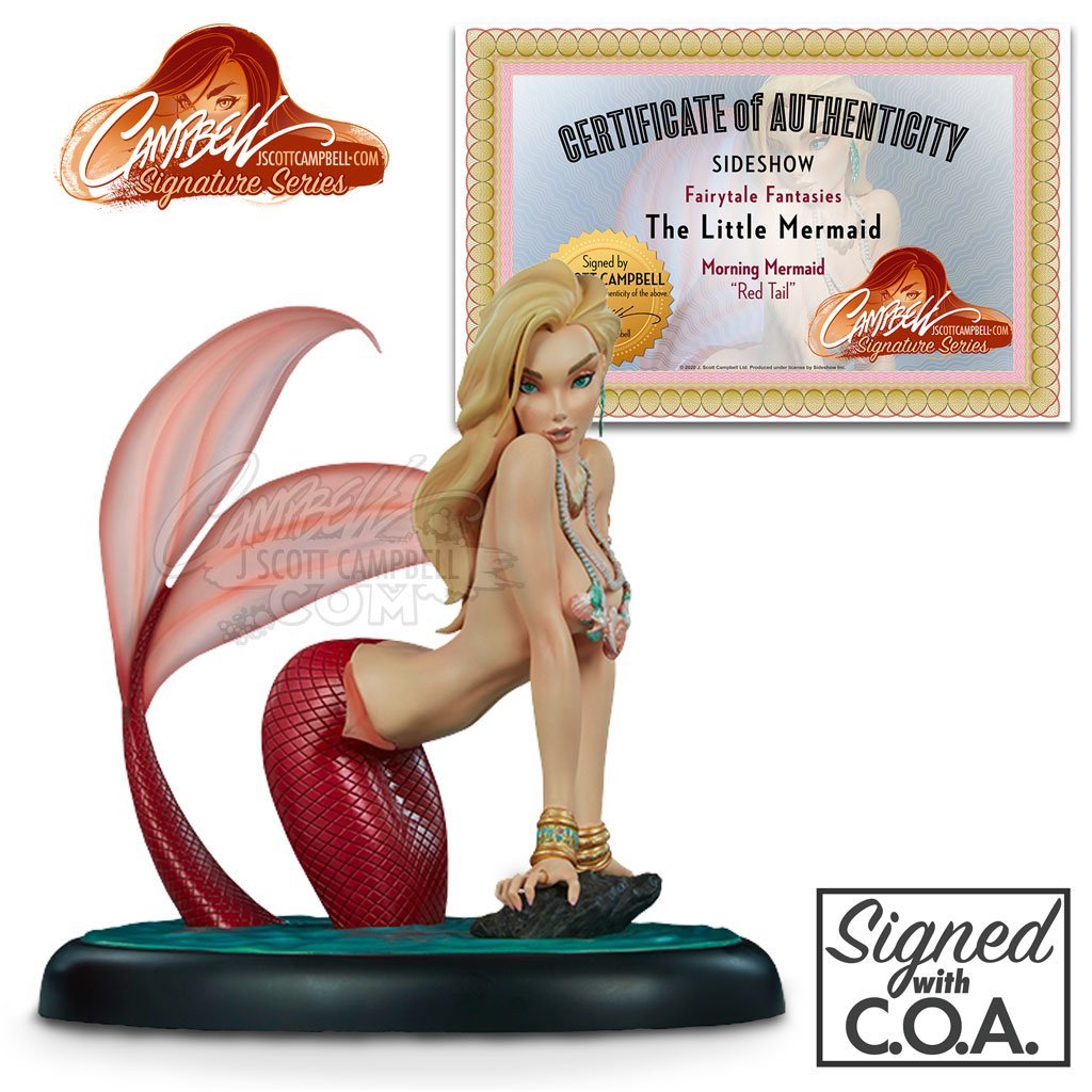 (SOLD OUT) FairyTale Fantasies The Little Mermaid 'Morning' statues - AP Edition