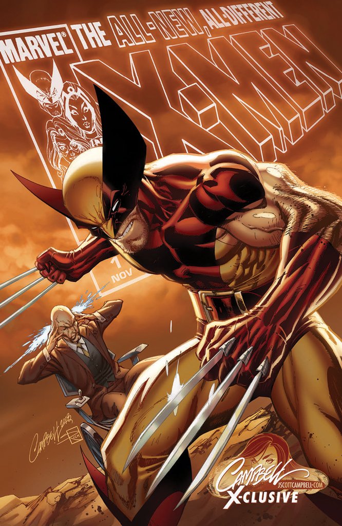 Original Art: Uncanny X-Men #1 JSC EXCLUSIVE Cover A 'Wolverine'