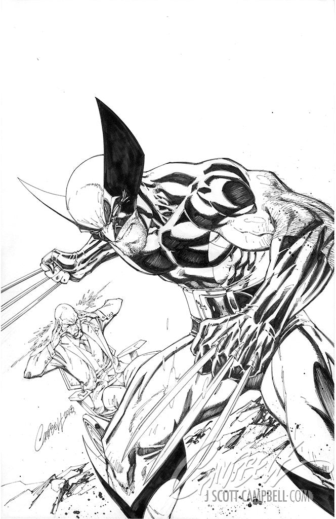 Original Art: Uncanny X-Men #1 JSC EXCLUSIVE Cover A 'Wolverine'