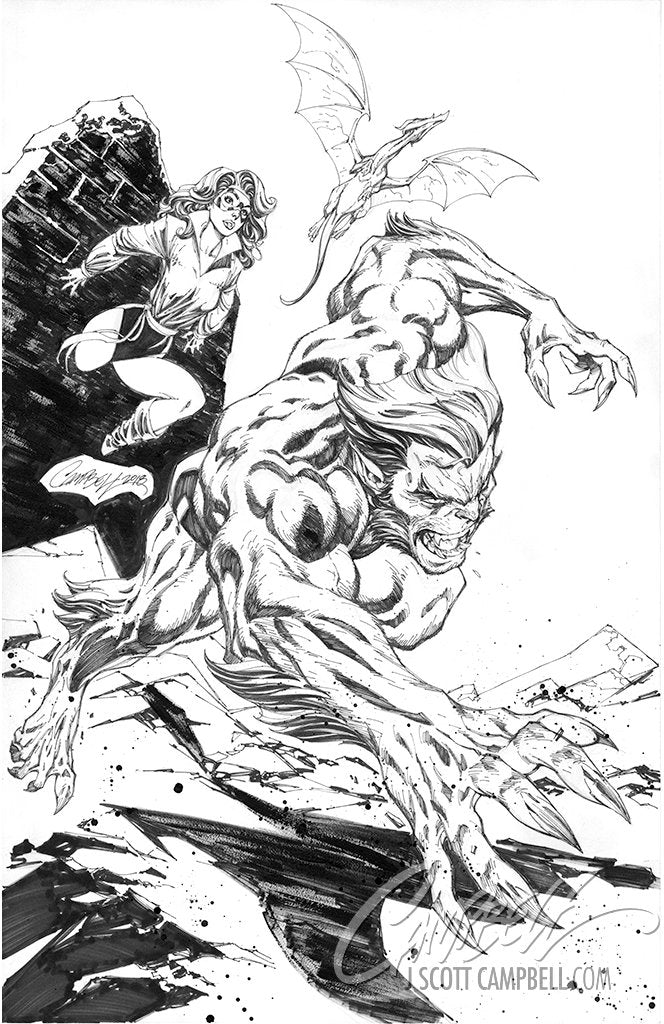 Original Art: Uncanny X-Men #1 JSC EXCLUSIVE Cover F 'Beast'